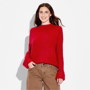 Wild Fable Crewneck Cozy Cocoon Pullover Sweater